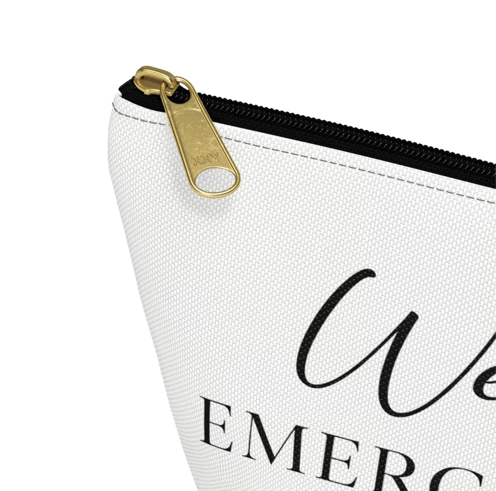 Bridal Emergency Kit Cosmetic Bag | Bride & Bridesmaid Gift Bridal Cosmetic Bag Peaceful Pleasures Health and Wellness