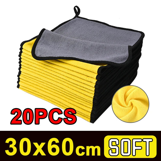 Microfiber Car Wash Towel Nano Ultra Fiber Cloth Towel Car Care Clean Cloth for Car Home Living Clean Wash Cleaning Peaceful Pleasures Health and Wellness