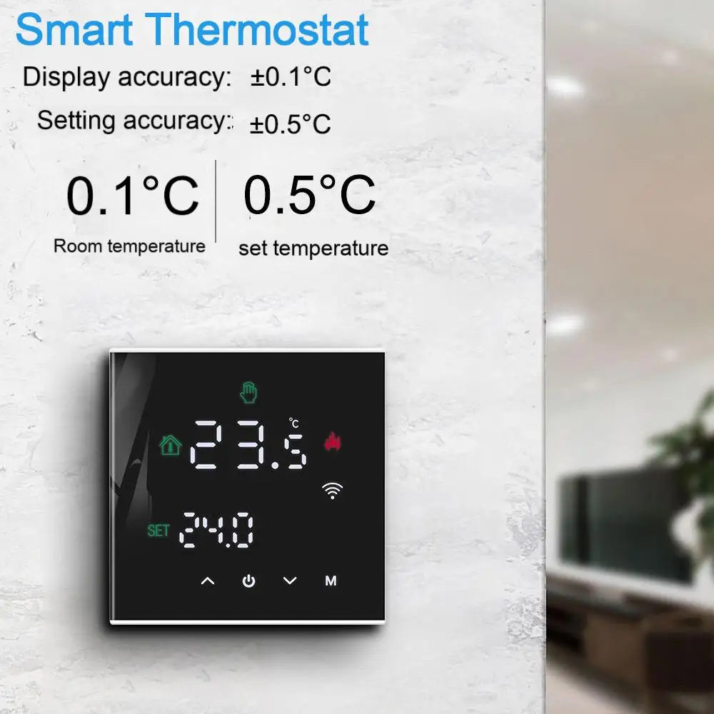 Tuya Thermoregulator WIFI Warm Water Floor Heating Thermostat Electric Heating Temperature Controller For Google Home Alexa Peaceful Pleasures Health and Wellness