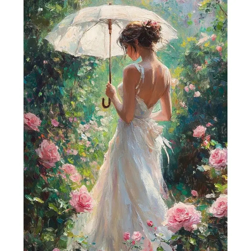 Flower Girls Paint by Numbers Kit – Large 60×75cm Canvas Paint by Numbers Kit Peaceful Pleasures Health and Wellness 11 30x40cm Unframed