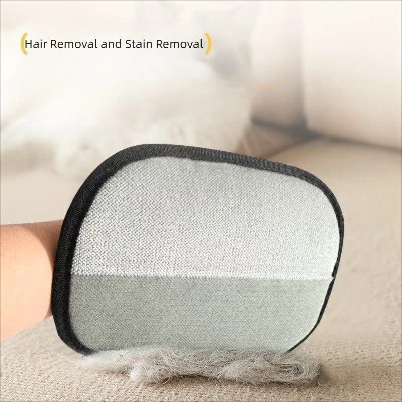 Pet Hair Removal Tool Reusable Static Removal Gloves, Double-Sided Grooming Gloves for Pets Removes Pet Fur Hair for Carpets Peaceful Pleasures Health and Wellness