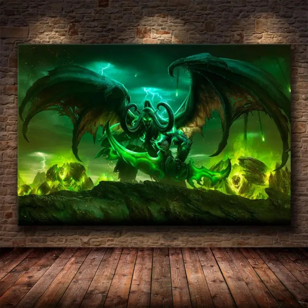 World of Warcraft HD Canvas Wall Art Poster | Unframed Print