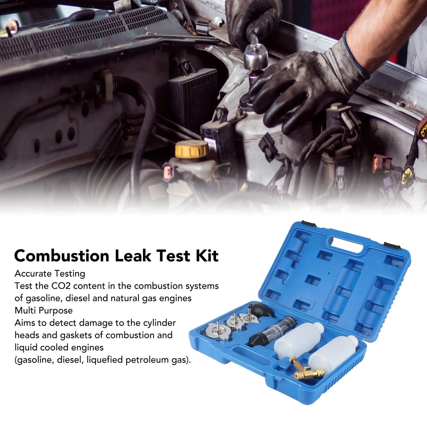 Combustion Tester CO2 Detector Cars Trucks Road Tractors Excavators