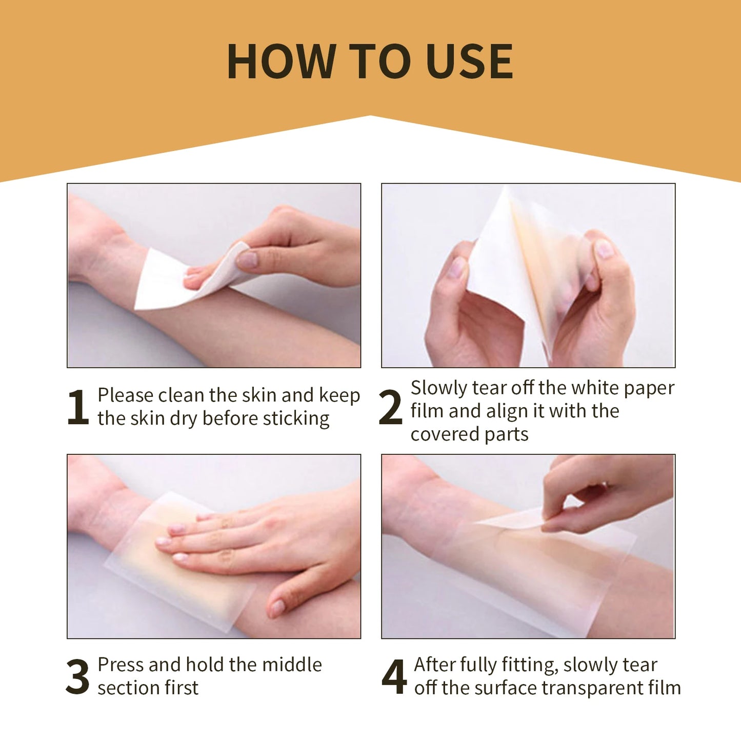 Jaysuing 6-Pack Waterproof Concealer Patches – Tattoo & Skin Cover