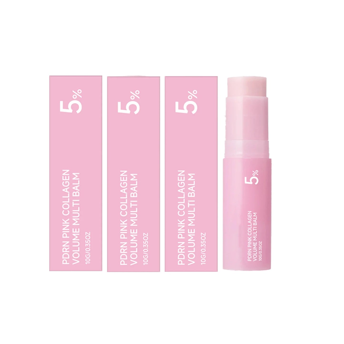 Volume Multi balm Nourishing Smoothing Dry Skin Fade Fine Lines Improve Dullness Brightening Plumping Face & Neck Skincare Stick Peaceful Pleasures Health and Wellness 3 x 10g Boxed
