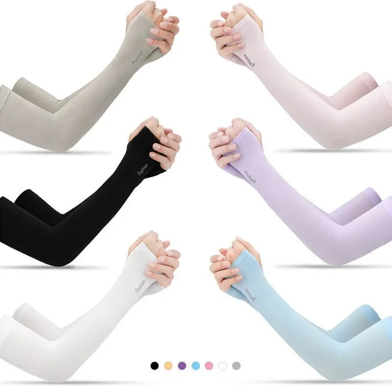UV Cooling Compression Arm Sleeves – Unisex Sports Sun Cover