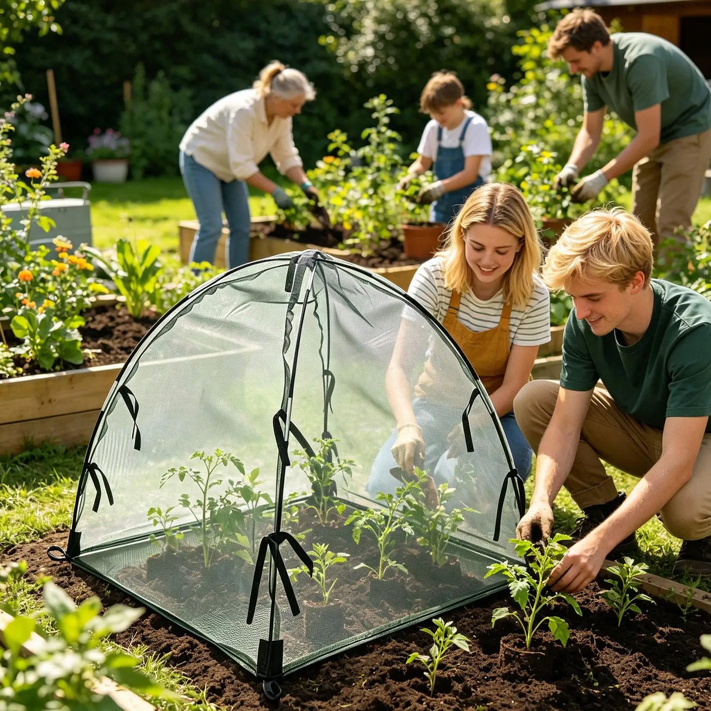 Plant Covers from Animals Sun-Proof Mesh Protector Garden Bird Netting Plant Covers for Vegetable Fruit Tree Tomato Strawberry Peaceful Pleasures Health and Wellness
