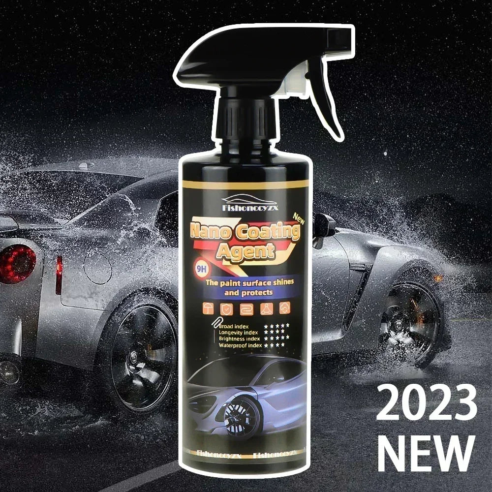 9H Nano Ceramic Car Coating Liquid Glass Plated Crystal Hydrophobic Waterproof Polishing Paint Hardness Car Polish Liquid Peaceful Pleasures Health and Wellness