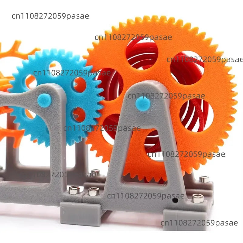 3D Mechanical Gear Model – Clockwork Escapement Balance Wheel