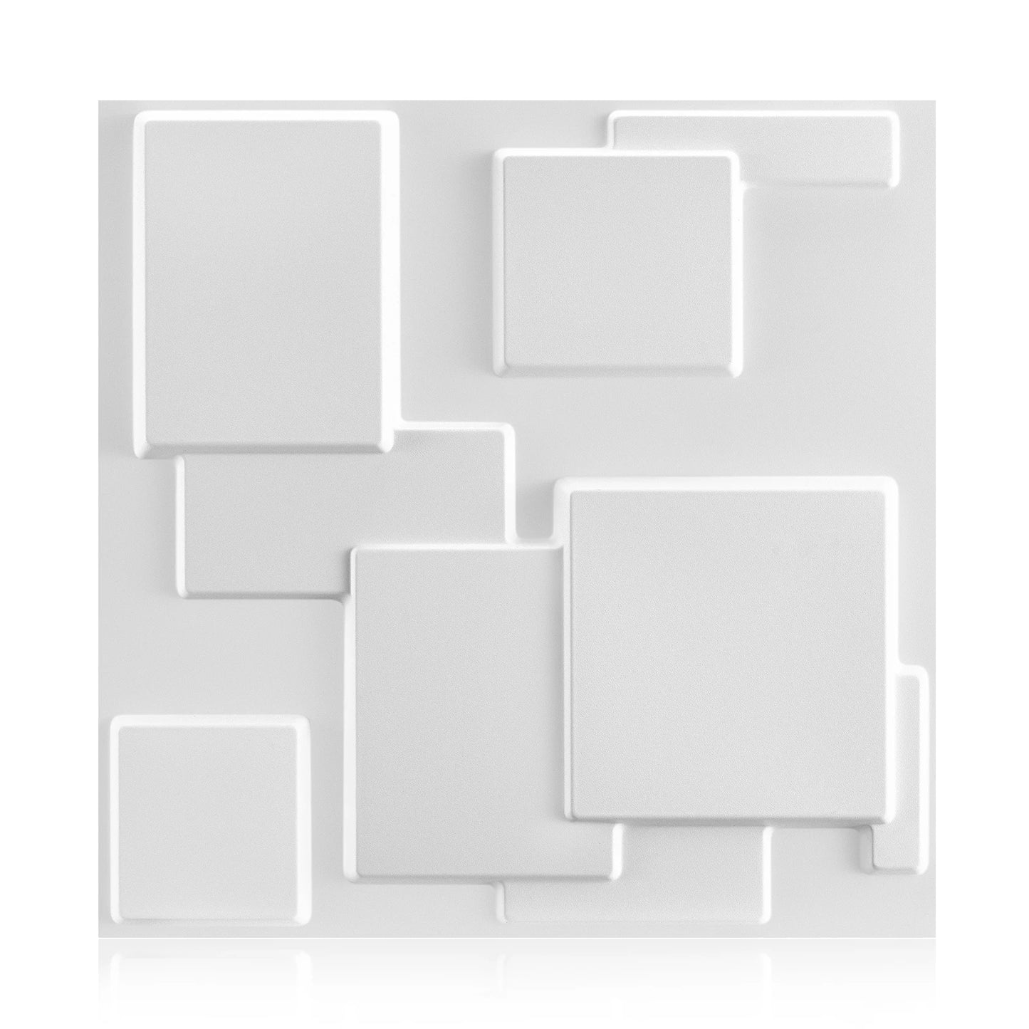 3D Wall Panels for Interior Wall Decor, Modern Diamond Textured Accent Wall Paneling for Gaming Living Room TV Wall Background Peaceful Pleasures Health and Wellness Cloud Stage white 20pcs