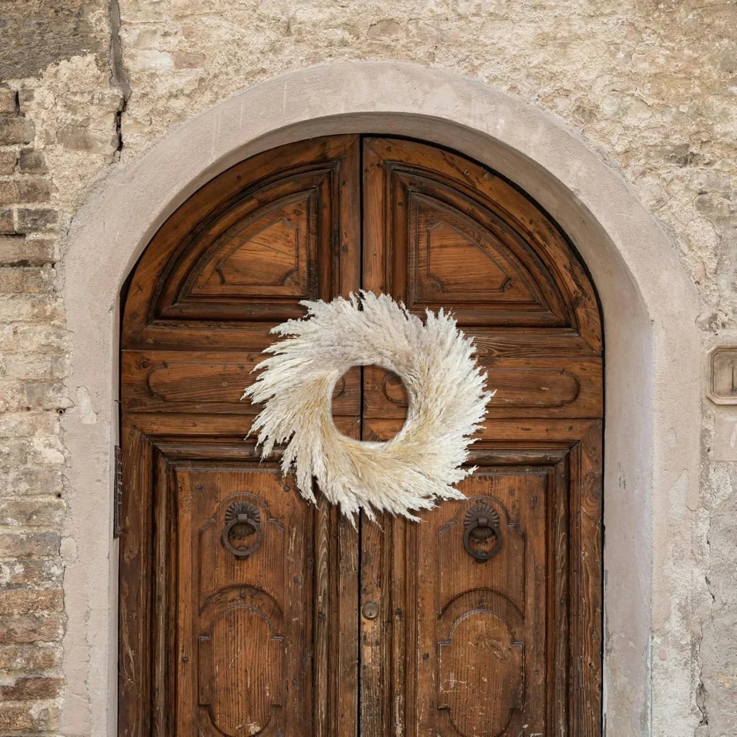Thanksgiving Farmhouse Wreath – Artificial Flower Wall Decor