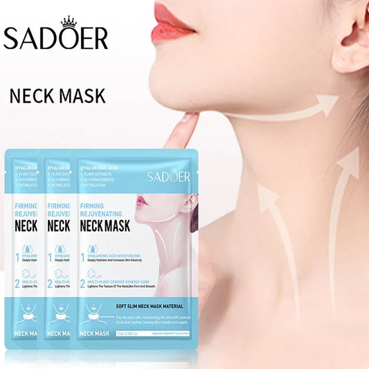 Collagen Hyaluronic Acid Neck Mask – Firming & Brightening Neck Treatment Mask Oasis Select