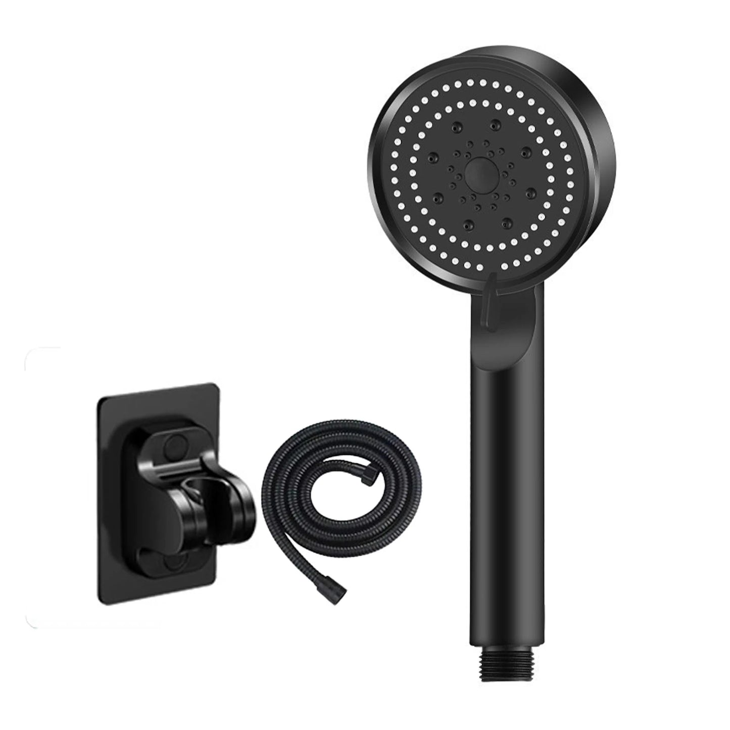 Bathroom Hand Held Shower Head Water Saving Pressure Shower Device for Cleaning Tile Corner Toilet Peaceful Pleasures Health and Wellness 3
