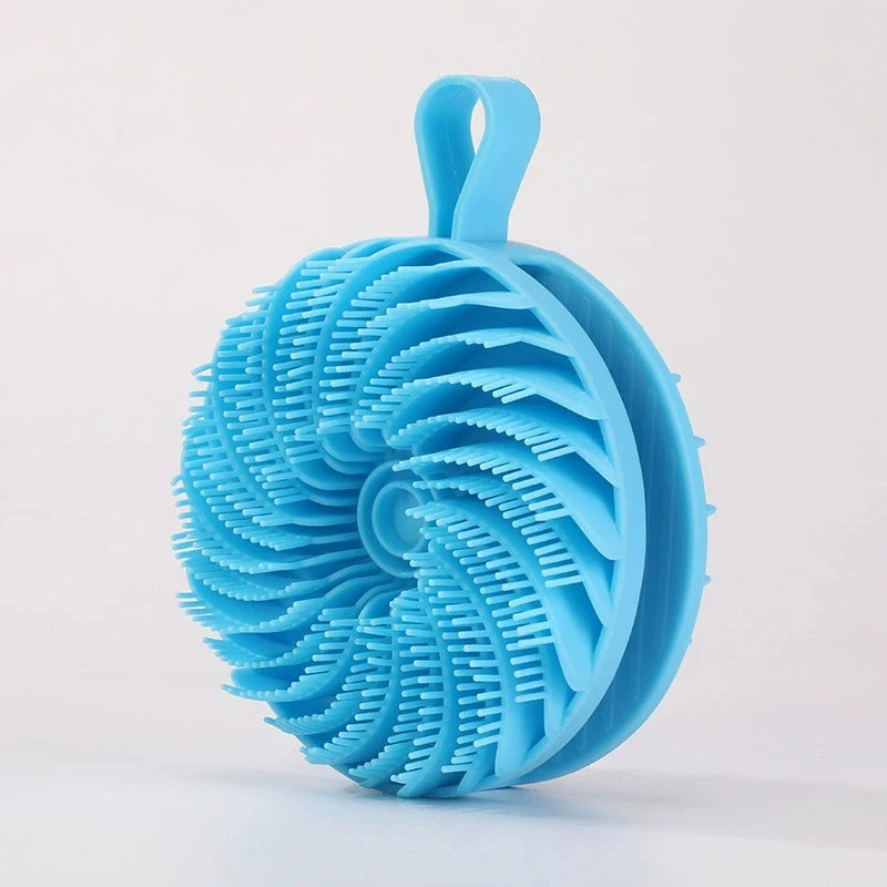 Soft Silicone Body Scrubber & Scalp Massager | Bath Brush