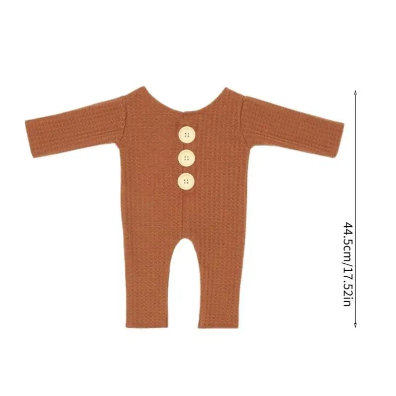 Newborn Knit Romper | Reversible Baby Photography Prop Jumpsuit