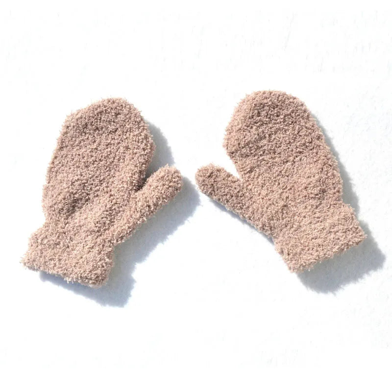 Baby Winter Mittens Plush Fleece Gloves for Toddlers 1-4Y