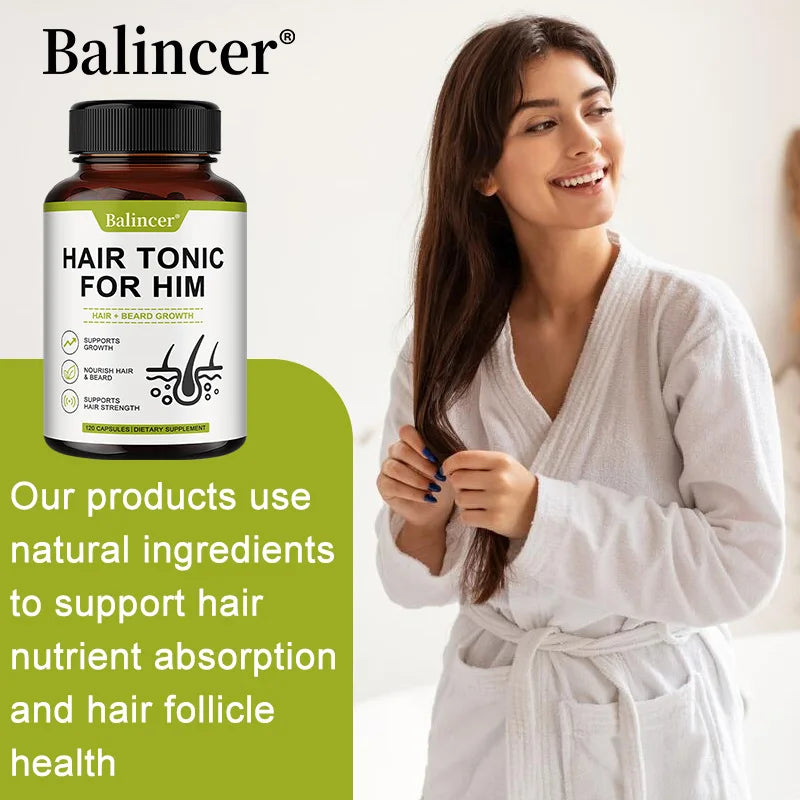Biotin 5000mcg Capsules with Bamboo, Vitamin B6, Hair Growth, Skin & Nail Health, Anti-Hair Loss Support, 120 Capsules Peaceful Pleasures Health and Wellness
