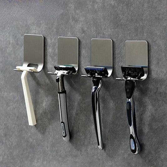 Men's Razor & Shaving Brush Holder Stand – Zinc Alloy Rack Razor Brush Stand Peaceful Pleasures Health and Wellness China Mainland