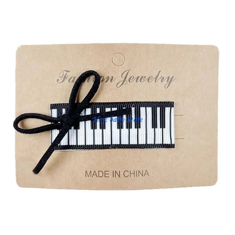 Music Note Hair Clips for Girls – Piano & Violin Barrettes