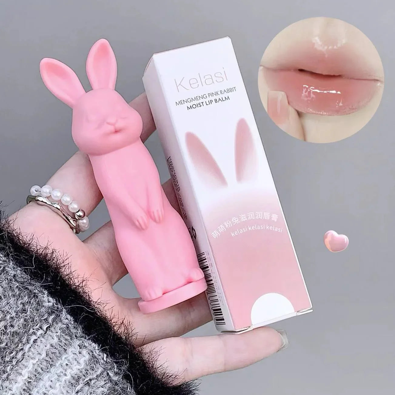 Cute Rabbit Moisturizing Lip Balm – Hydrate & Fade Lip Lines