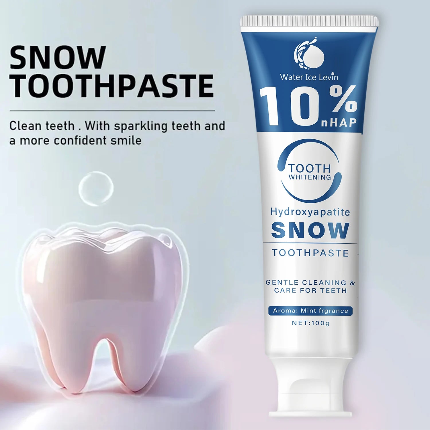 Nano Hydroxyapatite Whitening Toothpaste 10% HAp | Fresh Breath Whitening Toothpaste Peaceful Pleasures Health and Wellness