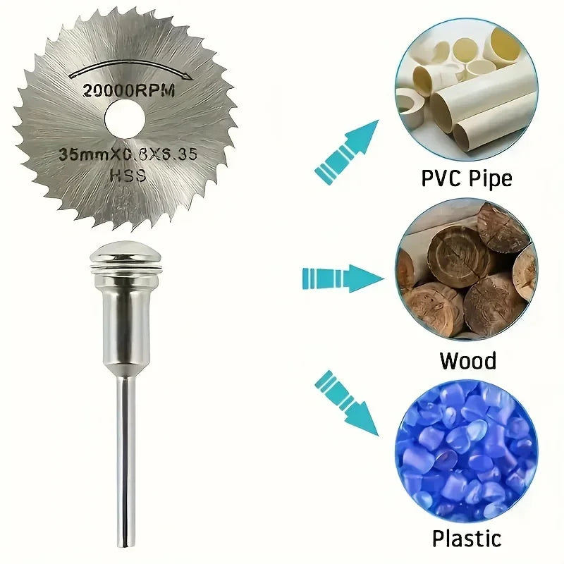 30-Piece Diamond Cutting Disc & Mini Saw Blade Set | DIY Cutting Disc Set Peaceful Pleasures Health and Wellness
