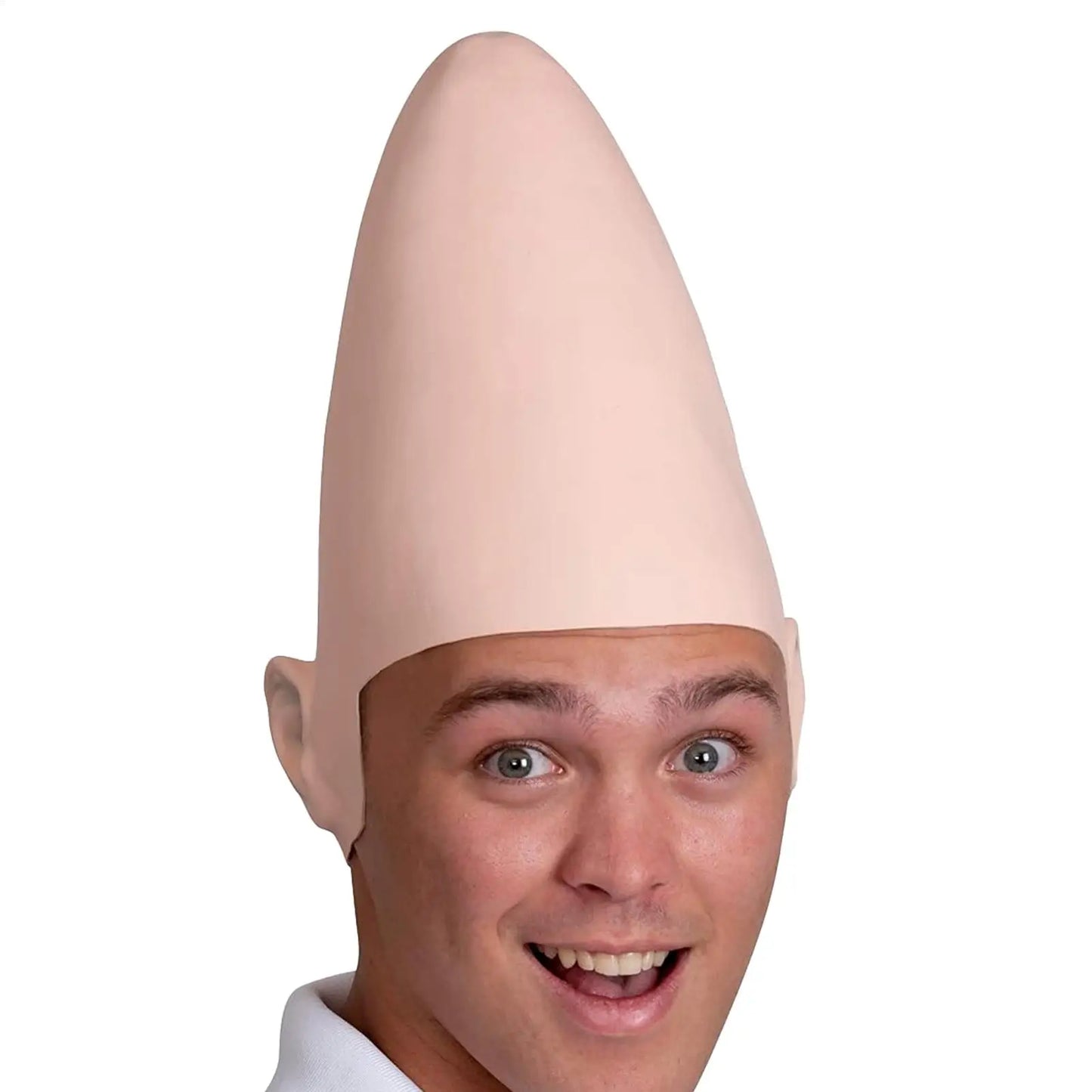 Alien Cone Bald Head Latex Cosplay Helmet | Halloween Prop Costume Headgear Peaceful Pleasures Health and Wellness
