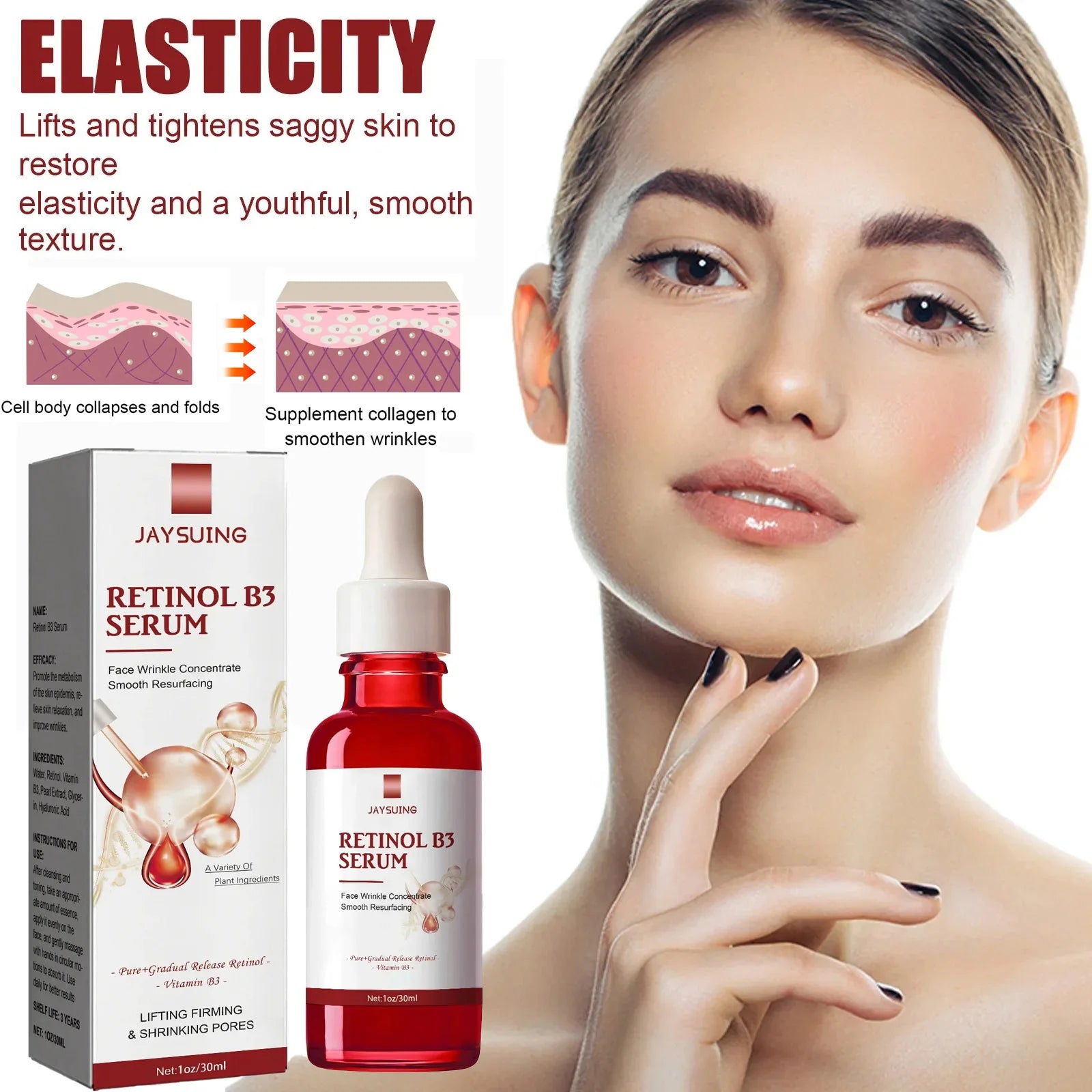Retinol B3 Anti-Wrinkle Serum – Lift, Firm & Fade Fine Lines Peaceful Pleasures Health and Wellness
