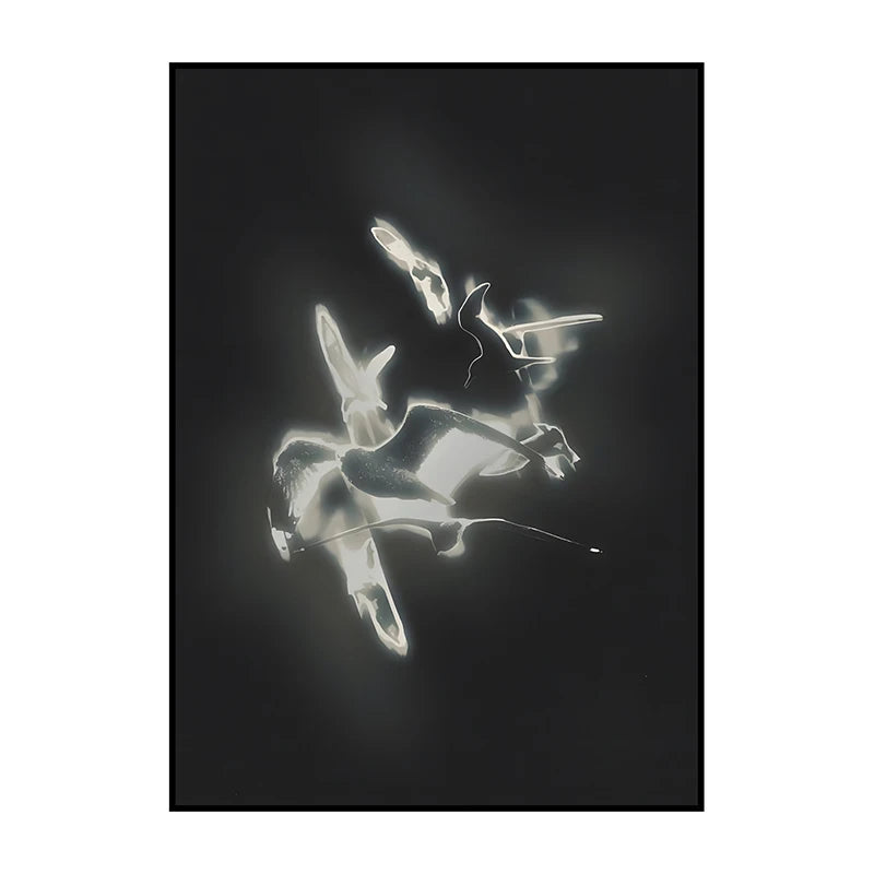 Abstract Hazy Beauty Canvas Poster | Vintage Wall Art Print Canvas Wall Art Peaceful Pleasures Health and Wellness