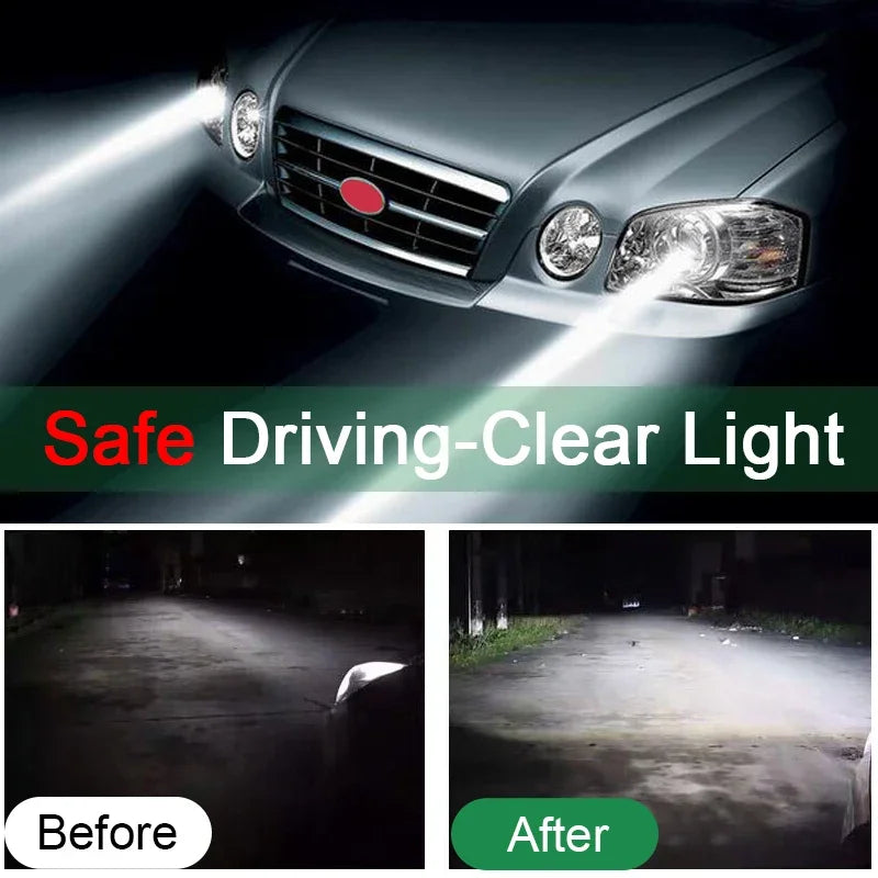 Car Headlight Restoration Polishing Kits Headlamp Scratch Remover Repair Cleaning Oxidation Headlight Crystal Coating Liquid Peaceful Pleasures Health and Wellness