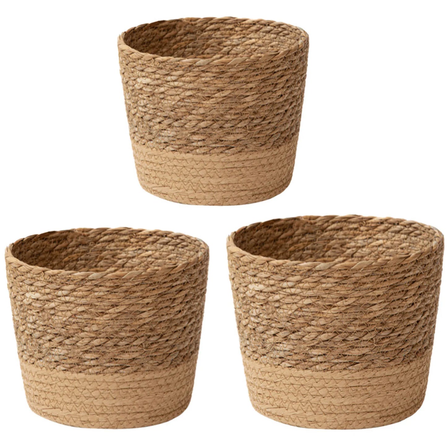 Handmade Rattan Wicker Woven Planter Basket | Flower Pot Storage