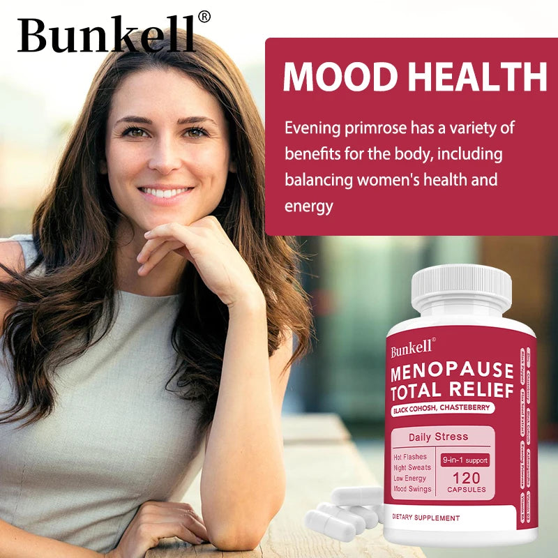 9-in-1 Herbal Menopause Supplement for Women - Hormone Balance Capsules for Night Sweats Hot Flashes & Mood Swings, Vegan Peaceful Pleasures Health and Wellness