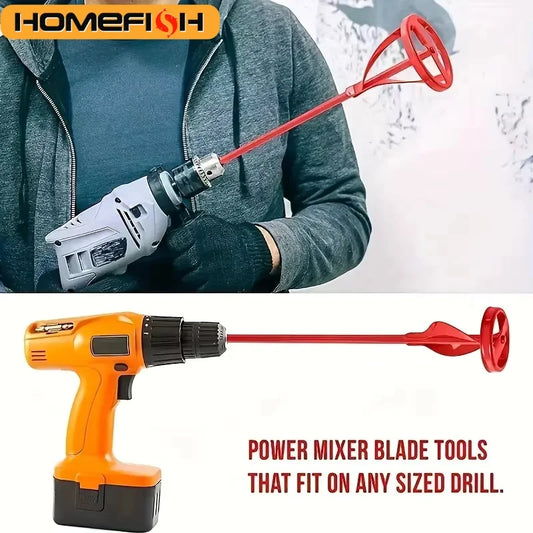 Hex Shaft Paint Mixer Paddle – Cement Mortar Drill Stirrer Drill Mixer Paddle Peaceful Pleasures Health and Wellness
