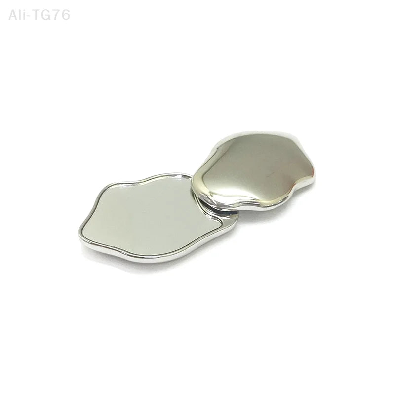 Heart-Shaped Double-Sided Portable Makeup Mirror | Foldable Mini