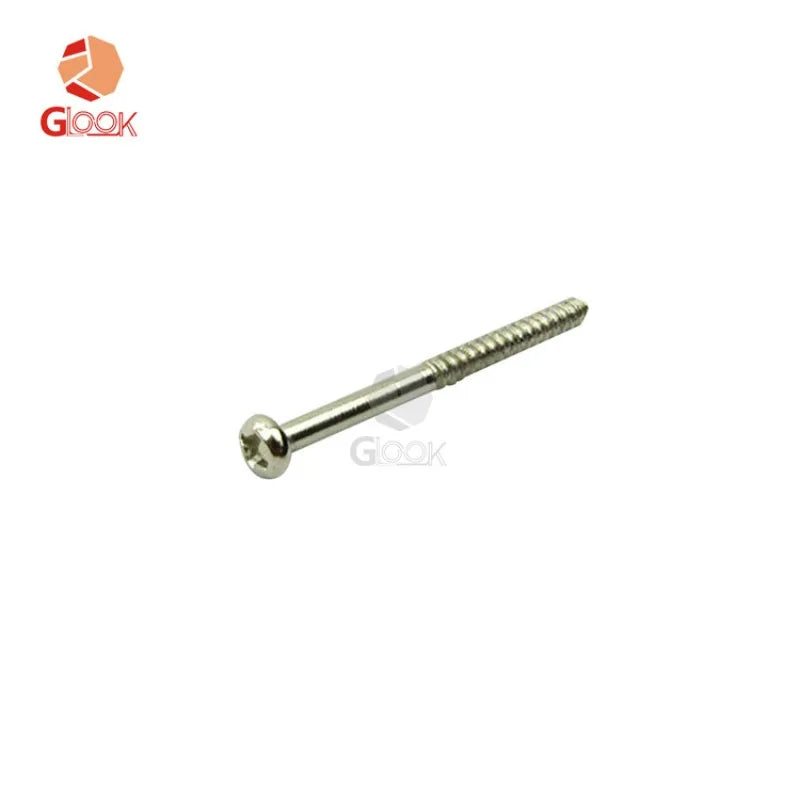 Electric Guitar Pickup Screws Mushroom Head 2 6 37-Silver 10