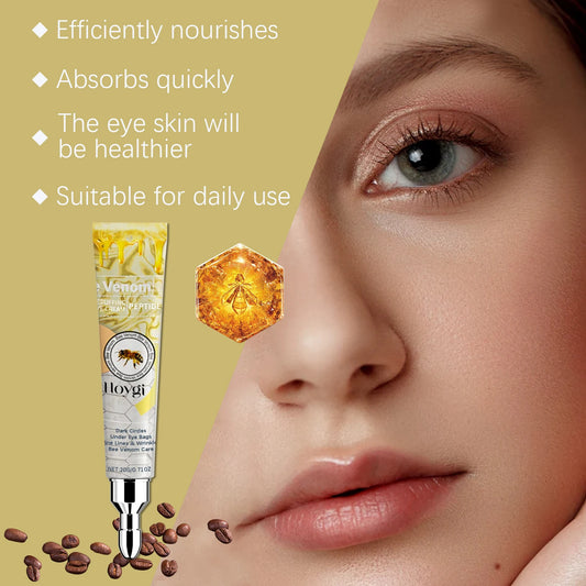 Bee Venom Eye Serum for Eliminate Eye Swelling Remove Eyes Bags Anti Dark Circles Puffiness Brighten Lifting Eye Cream Stick 20g Peaceful Pleasures Health and Wellness