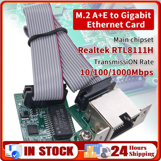 M.2 A+E KEY 2.5G Ethernet LAN Card – Gigabit Network Adapter Peaceful Pleasures Health and Wellness United States