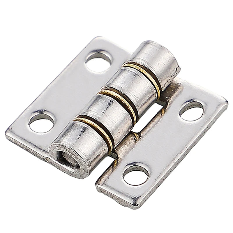 New Thicken 304 Stainless Steel Miniature Loose Small Hinge Quality Durable Flat Silent Hinge For Aluminum Doors Bathroom Door Peaceful Pleasures Health and Wellness One Size