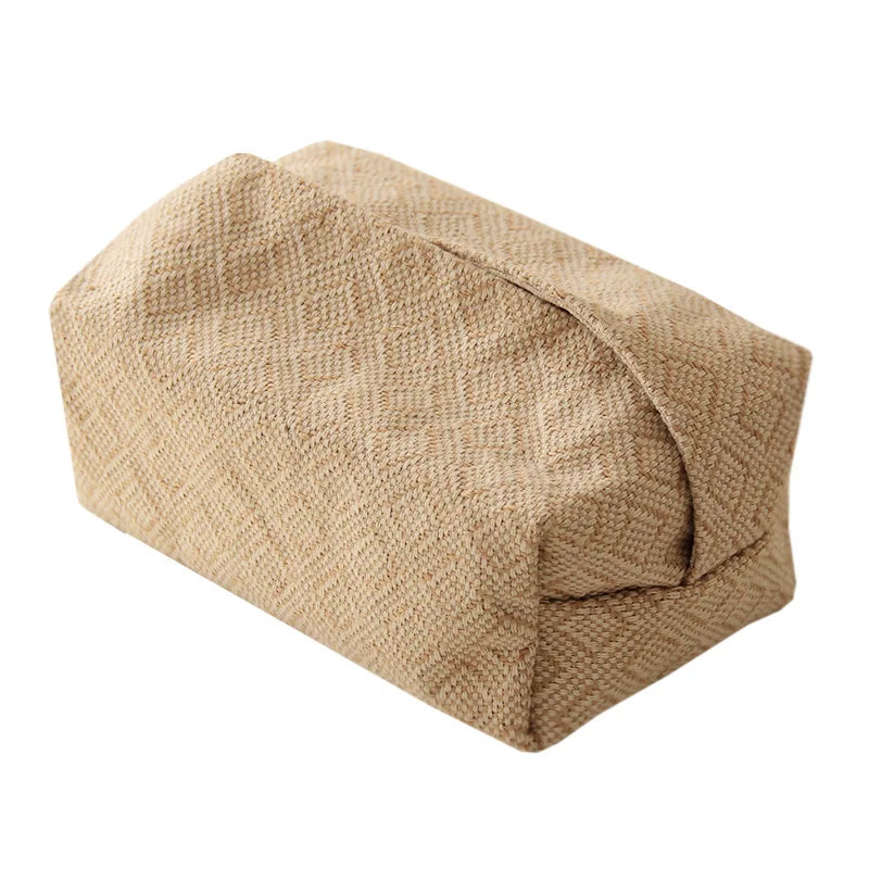 Japanese Cotton Linen Tissue Box Cover & Napkin Holder