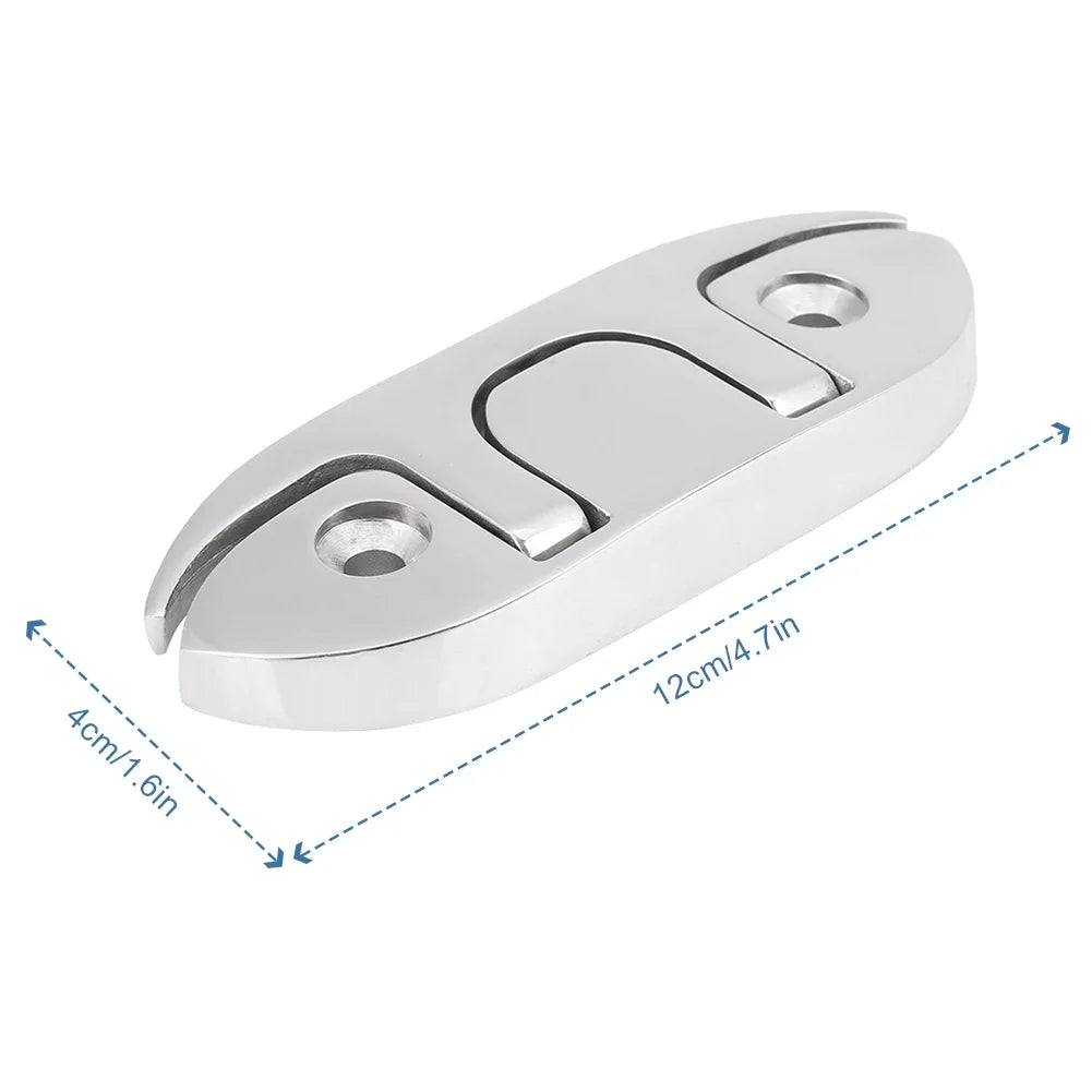 Boat Cleat Marine Folding Stainless Steel Up 4 1 2 Dock