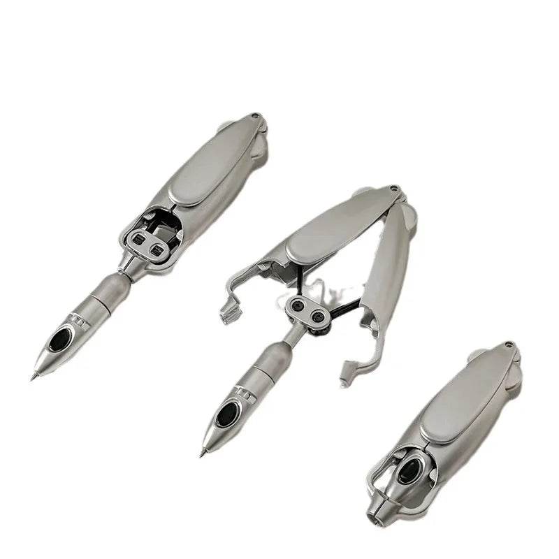 Transforming pen decompression automatic fun stationery squid strange press type ballpoint pen neutral pen Peaceful Pleasures Health and Wellness