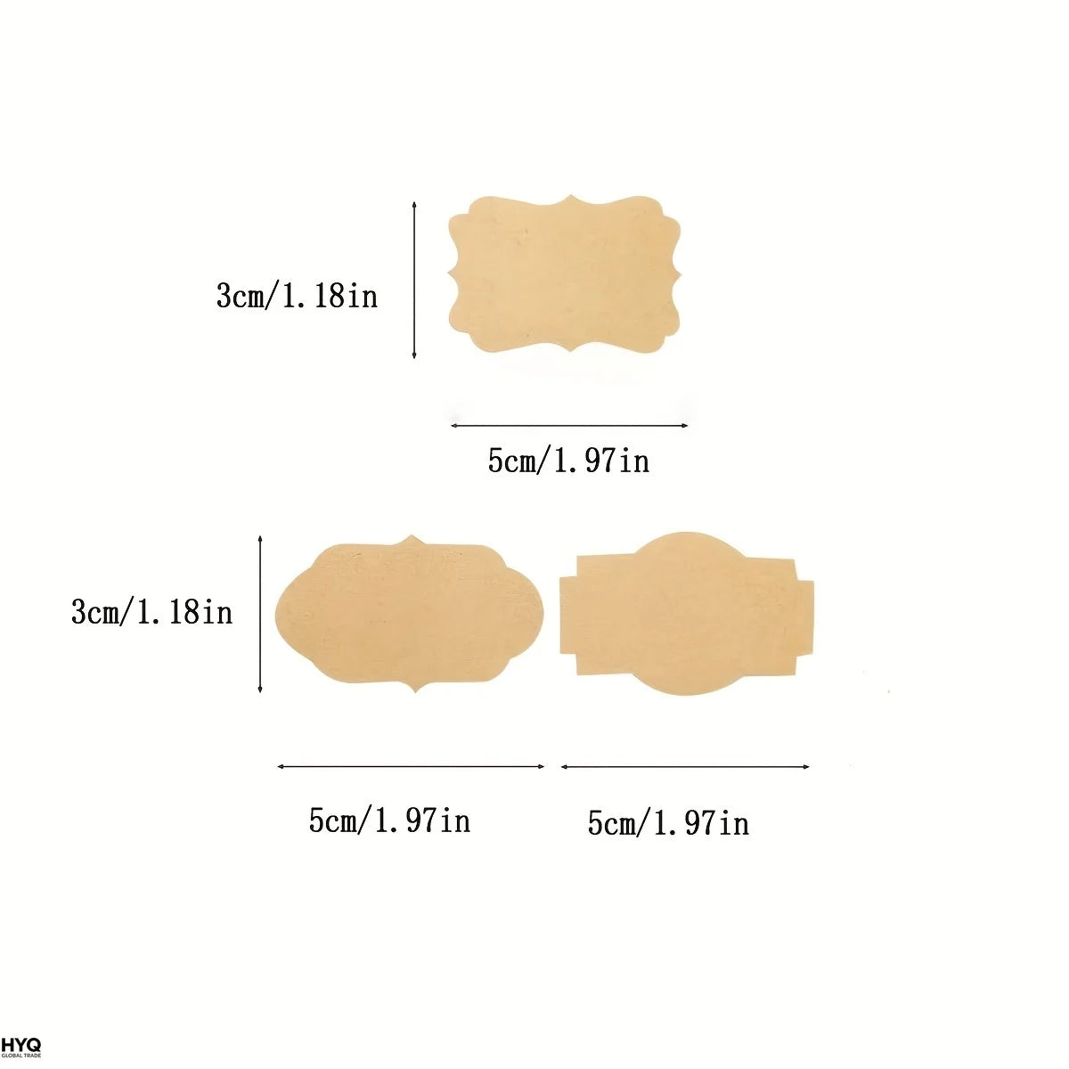 Rolled Labels Self-adhesive Paper Stickers Cosmetics Food Crafts