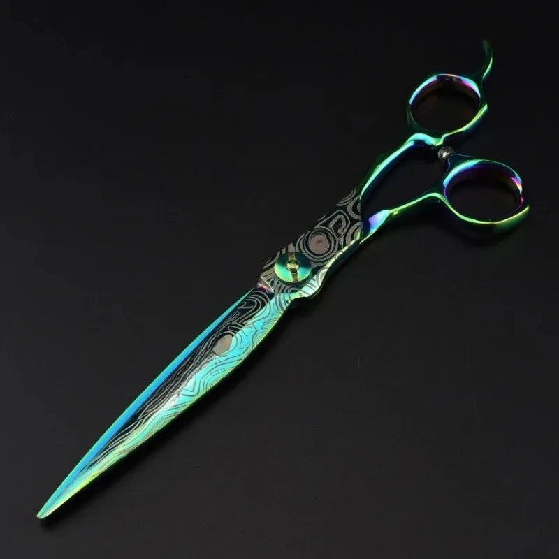 Professional Green JP440c Steel 7 '' Damask Pattern Hair Scissors Haircut Thinning Barber Cutting Shears Hairdresser Scissors Peaceful Pleasures Health and Wellness