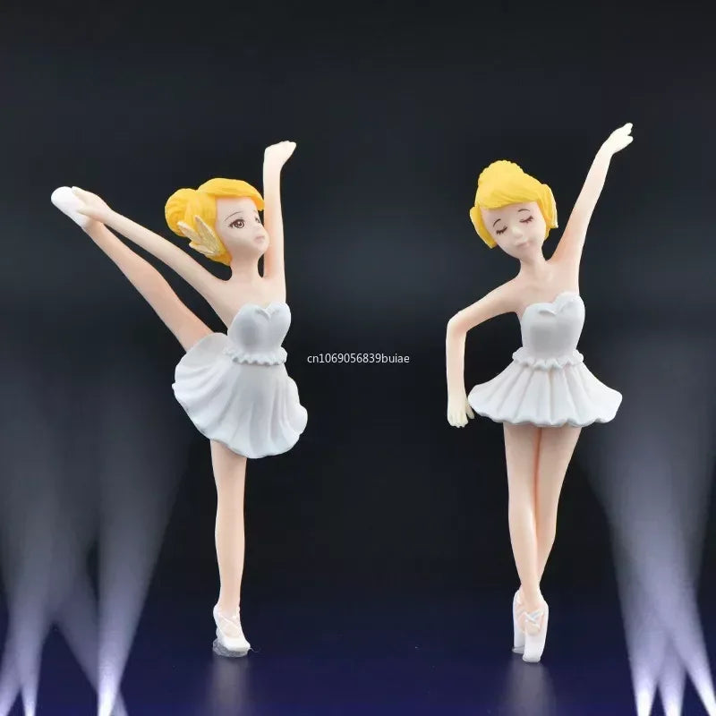 Miniature DIY Doll House Ornament Micro Landscape Garden Ornament Girls Figurines Ballerina Girls Micro Landscape Dancing Girl Peaceful Pleasures Health and Wellness