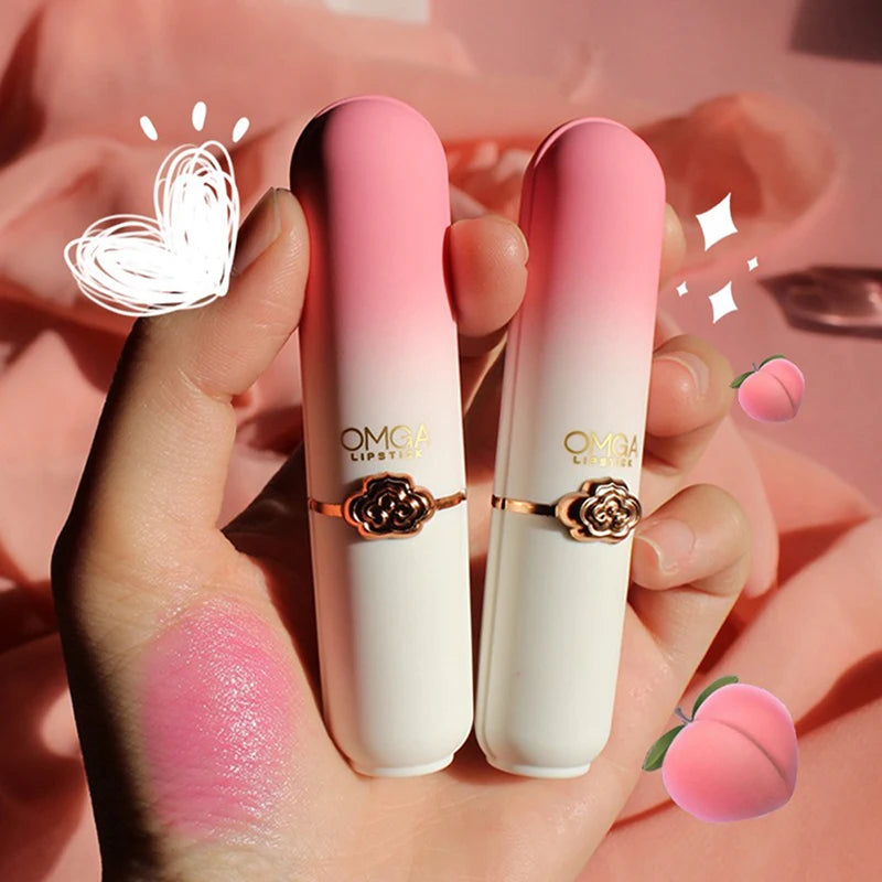Peach Color-Changing Jelly Lip Balm – Moisturizing Non-Stick