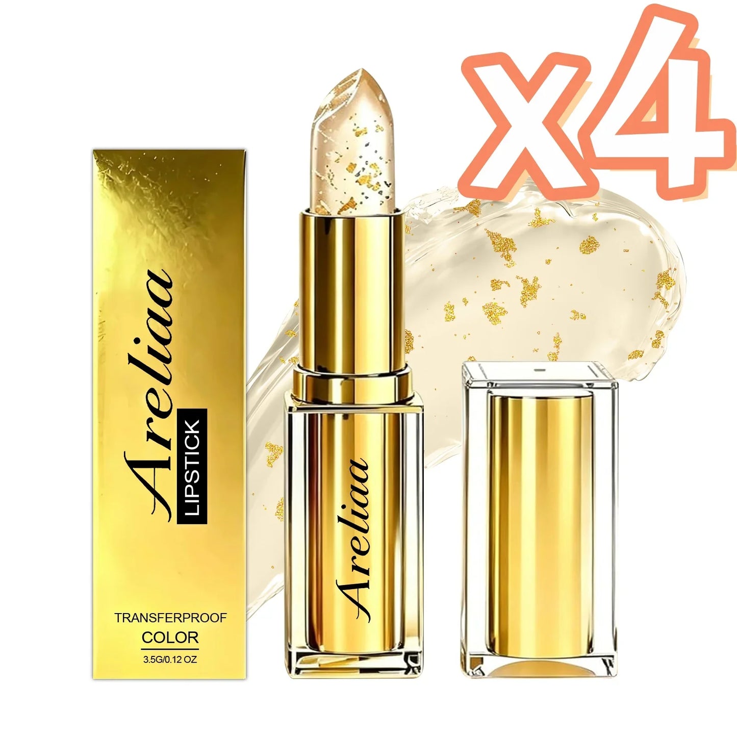 Gold Foil pH Color Changing Lip Gloss & Moisturizing Lip Balm