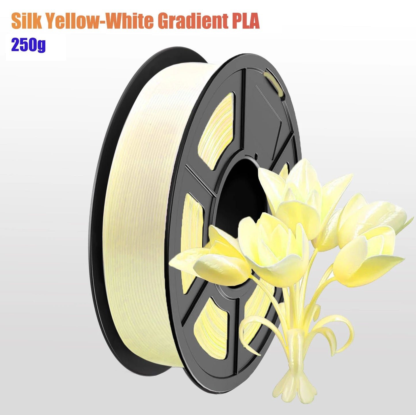 DINGSUN 3D 1.75mm Gradient Silk PLA Filament ±0.02mm | 200g–1kg