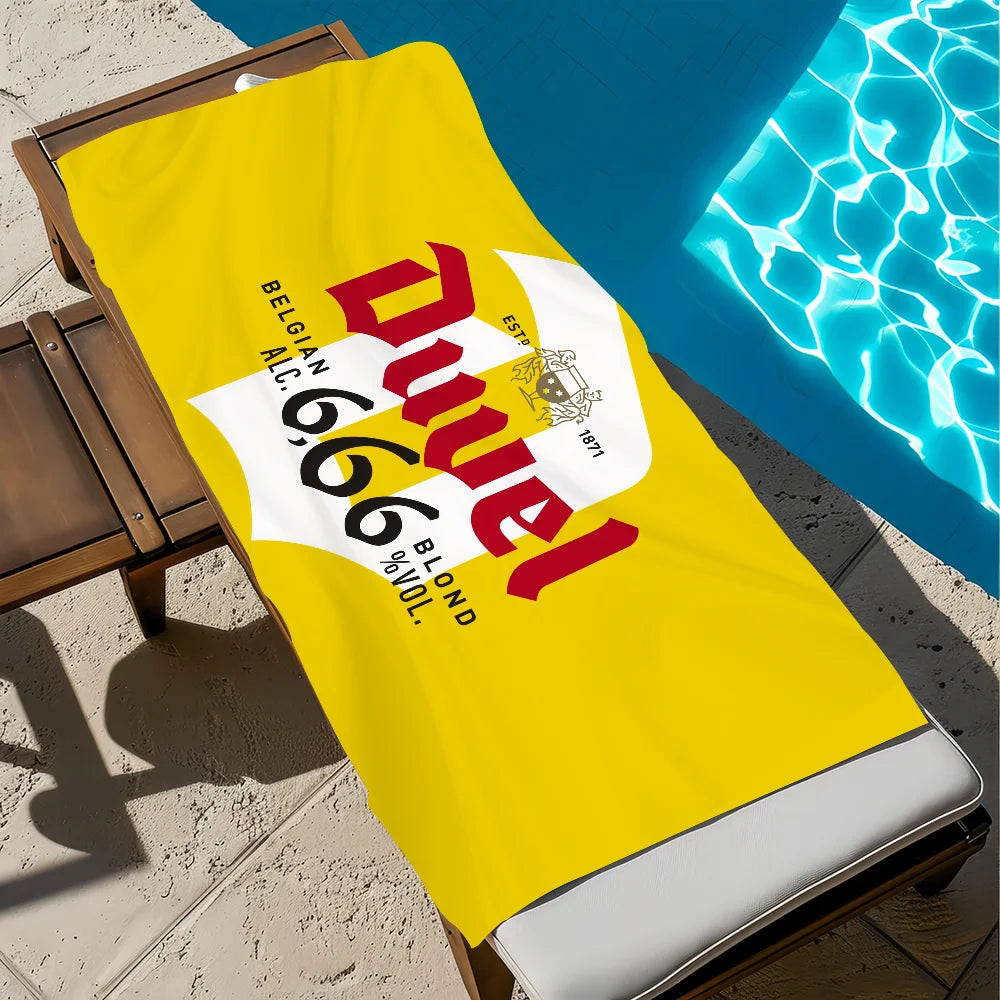 Duvel Beer Quick-Dry Large Beach Towel | Pool, Gym & Travel