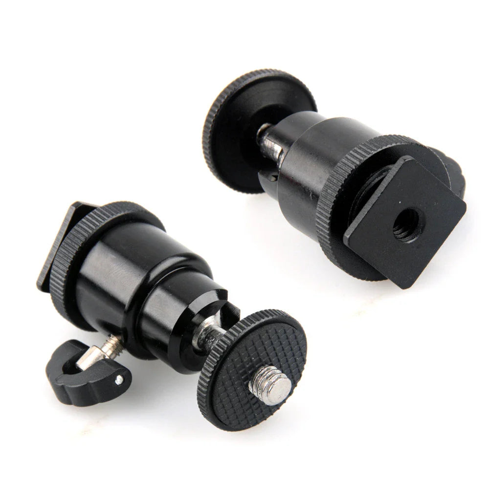 Universal Hot Shoe Phone Clip Holder – 1/4" Screw DSLR Mount