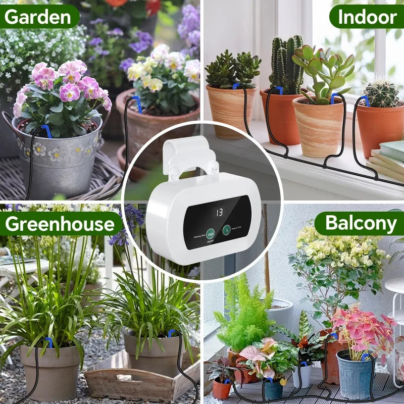 Indoor Automatic Drip Irrigation System – 10 Tips & Timer